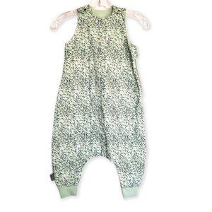 Dock A Tot 100% Cotton Pajama Romper William Morris Print 18-36 Mos.